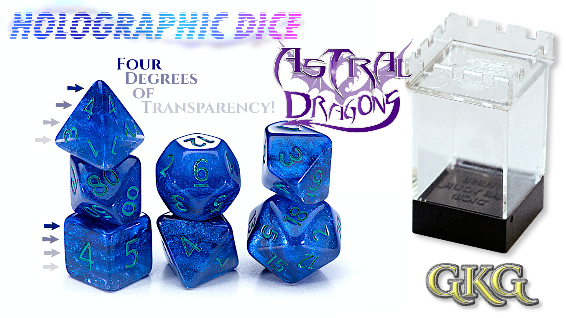 Holographic Dice - Astral Dragon